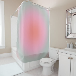 Rideaux De Douche Aura minimaliste Pastel Gradient