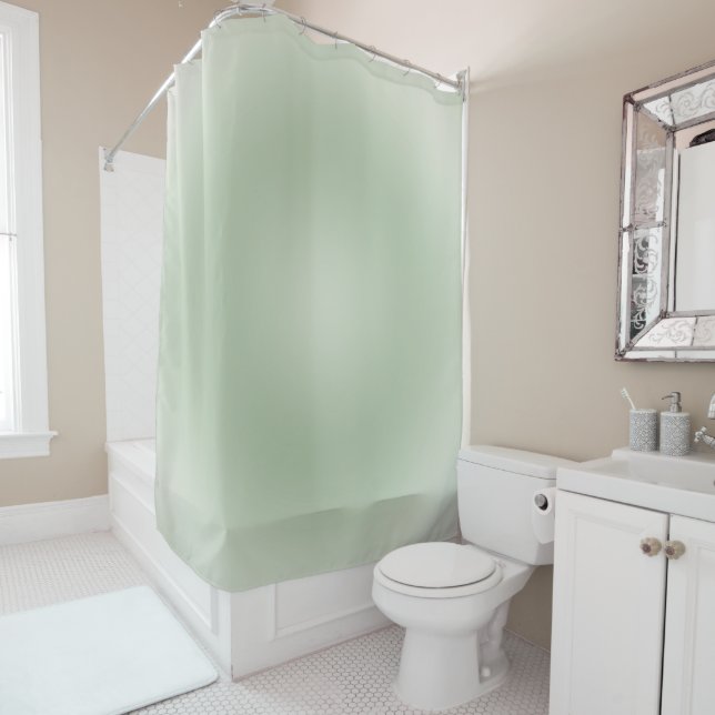 Rideaux De Douche Aura Vert Sage (En situation)