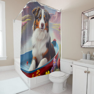 Rideaux De Douche Australian Shepherd on Paddle : Une aventure Pitto