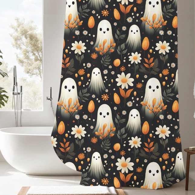 Rideaux De Douche Automne Fantôme blanc mou (Créateur téléchargé)