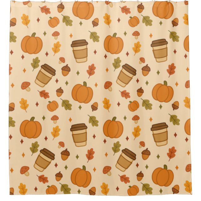 Rideaux De Douche Autumn Coffee (Devant)