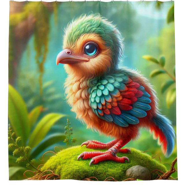 Rideaux De Douche Baby Bird (Devant)