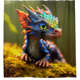 Rideaux De Douche Baby Dragon