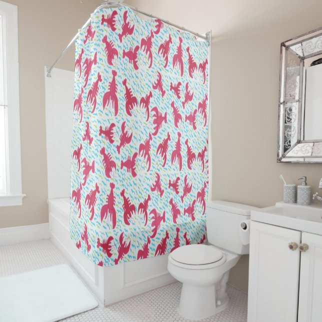 Rideaux De Douche Baie du homard (En situation)