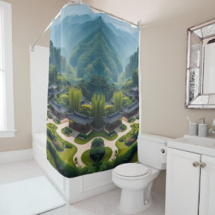Rideaux De Douche "Baigner dans la beauté - Nature & Architecture da