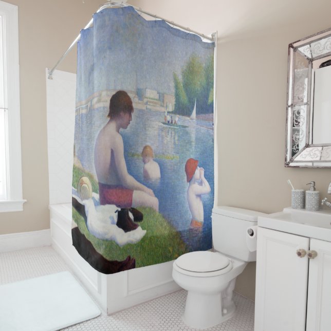 Rideaux De Douche Baignoire à Asnières, Seurat (En situation)