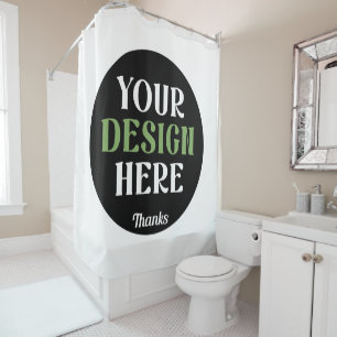 Rideaux De Douche baiser personnalisé, unique, élégant et minimalist