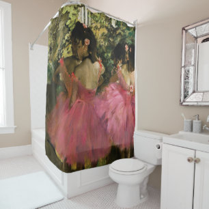 Rideaux De Douche Ballerines dans le rose par Edgar Degas