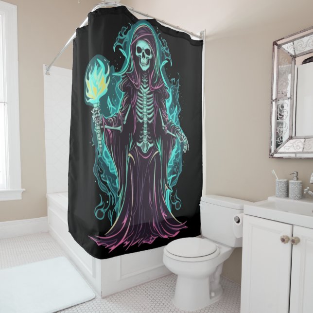 Rideaux De Douche Bande (En situation)