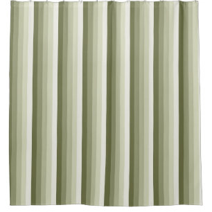 Rideaux De Douche Bandes d'ombre vert olive