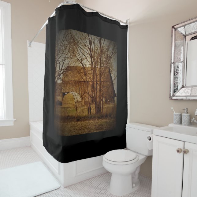 Rideaux De Douche Barne Rustique (En situation)