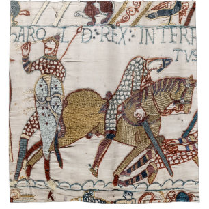 Rideaux De Douche Bataille de Hastings - Bayeux Tapestry King Harold