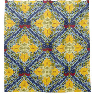 Rideaux De Douche Batik indonésien : est une technique de teinture d