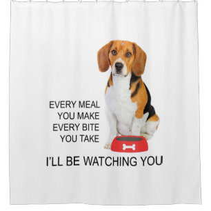 Rideaux De Douche Beagle Maman Va Regarder Beagle