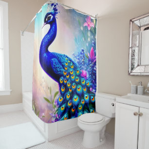 Rideaux De Douche Beau Imaginaire Peacock
