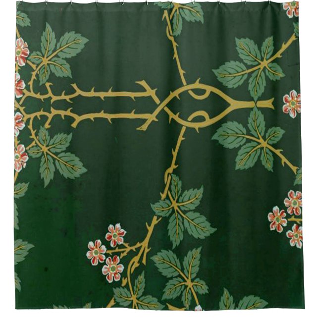 Rideaux De Douche Beau motif textile, William Morris, Belle e (Devant)