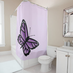 Rideaux De Douche Beau Papillon violet