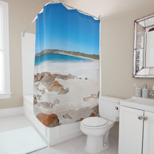 Rideaux De Douche Beau Paradise Beach Paysage Australie (En situation)