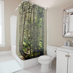 Rideaux De Douche Belle forêt de trembles à Crested Butte