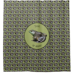Rideaux De Douche Big Old Bullfrog Nature Personnalisée