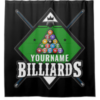 Billard personnalisé NOM Cue Rack Pool Room