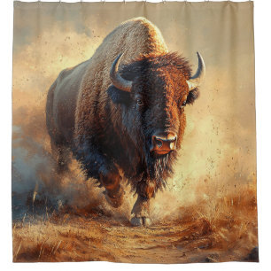 Rideaux De Douche Bison sauvage