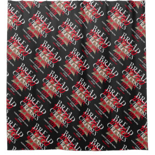 RIDEAUX DE DOUCHE BISTRO PAIN ET CIRQUES NEW YORK