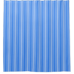 Rideaux De Douche Bleu bonbons rayures