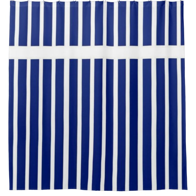 Rideaux De Douche Bleu marin (Devant)