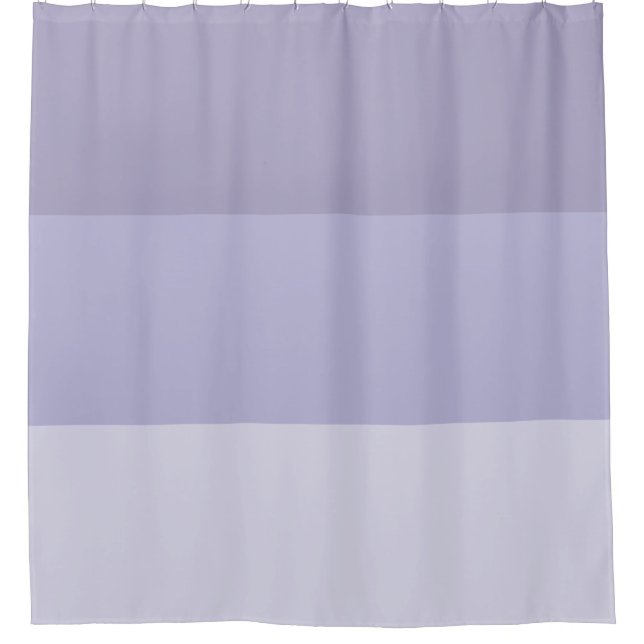 Rideaux De Douche Bleu Ombre rayé (Devant)