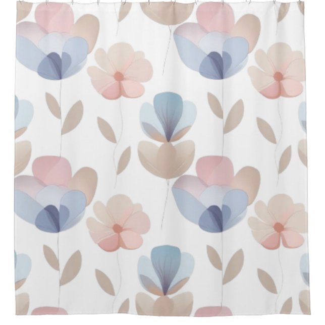 Rideaux De Douche Blooms en cascade (Devant)