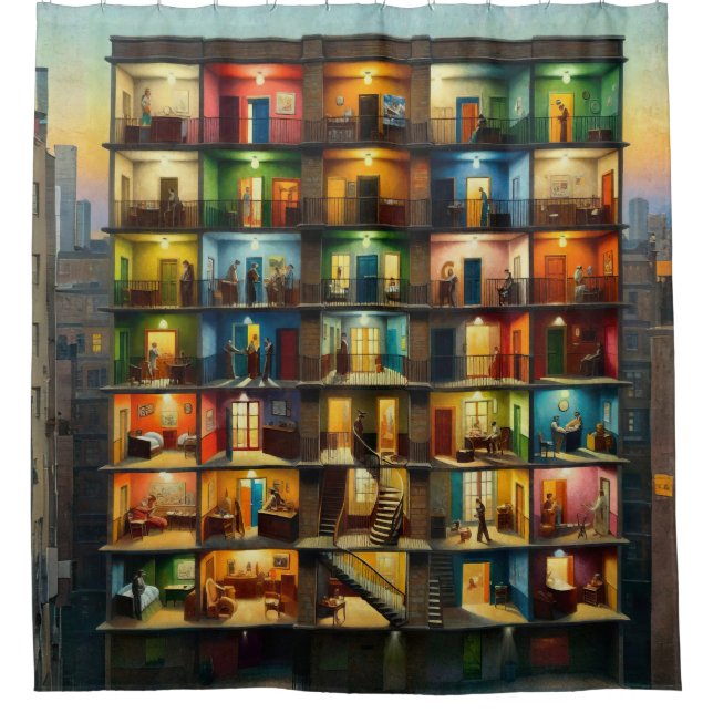 Rideaux De Douche Bloque (Devant)