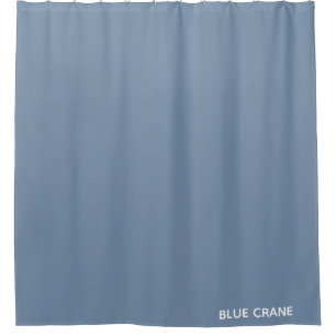 Rideaux De Douche Blue Crane bleu color