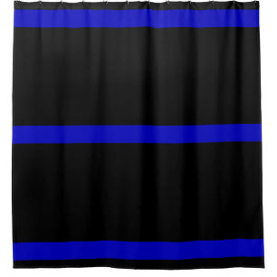 Rideaux De Douche Blue Line mince
