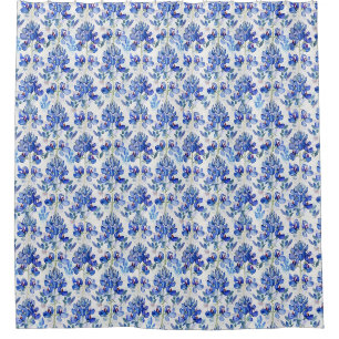 Rideaux De Douche Bluebonnet Fleur sauvage, Texas Botanical Floral