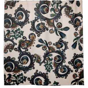 Rideaux De Douche Boho Bohème coloré MOD Hippy Chic Motif Show