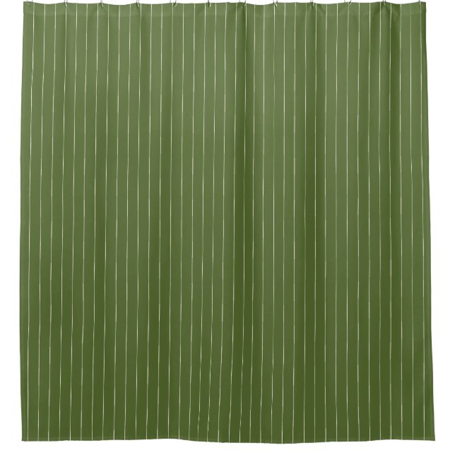 Rideaux De Douche Boho Tribal saumon olivier rayé vert (Devant)