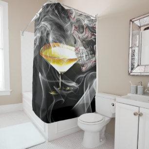 Rideaux De Douche Boire le crâne