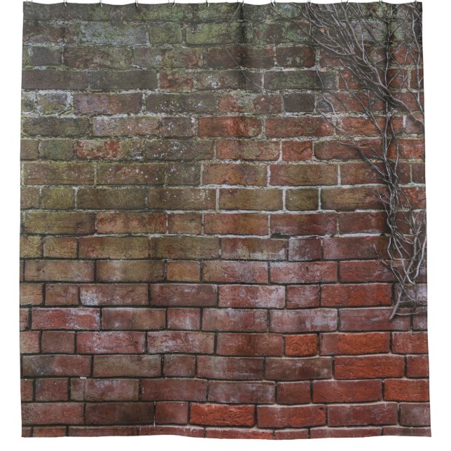 Rideaux De Douche Bois Brown et noir (Devant)