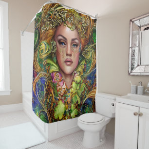 Rideaux De Douche Boisterous Woman St. Patrick's Day
