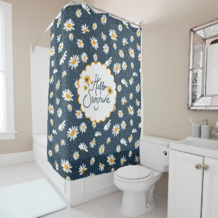 Rideaux De Douche Bonjour Sunshine Classic Yellow Daisy Flowers