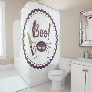 Rideaux De Douche Boo drôle Halloween personnage d'araignée main