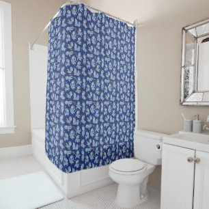 Rideaux De Douche Boo Octopus Blue Kids Vêtements & Décor