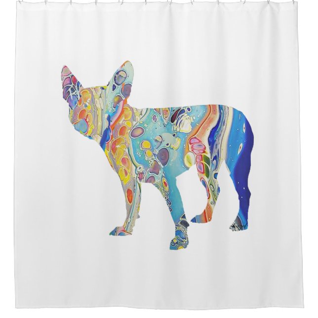 Rideaux De Douche Boston Terrier, Boston Terrier (Devant)