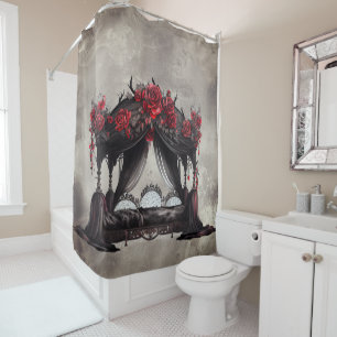 Rideaux De Douche Boudoir   Canopy Scarf Old Victore Poster Lit