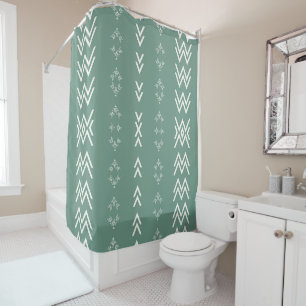 Rideaux De Douche Boue verte Sage