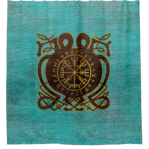 Rideaux De Douche Boussole de navigation de Vegvisir - de Viking