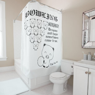 Rideaux De Douche Bowling