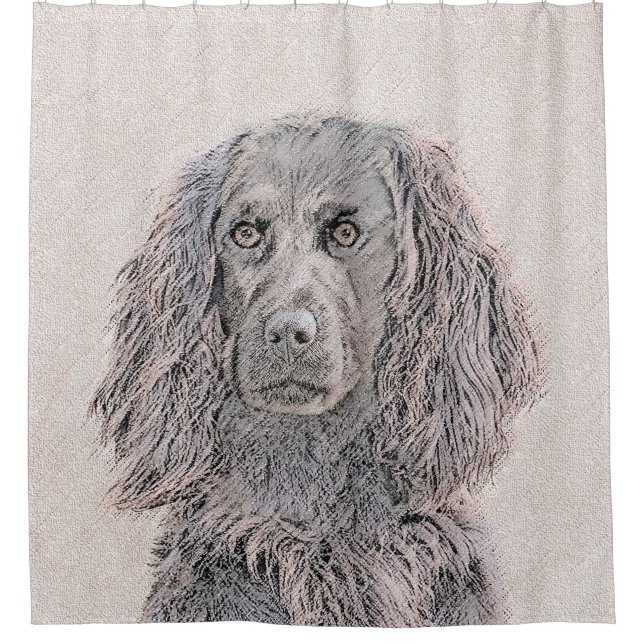 Rideaux De Douche Boykin Peinture Espagnole - Cute Original Chien Ar (Devant)