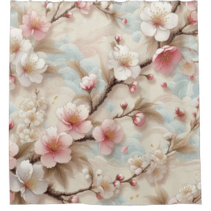 Rideaux De Douche Branches de fleurs d'Apple